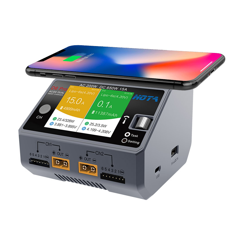 Chargeur TA D6 Pro pour Salle  - Hota D6 Pro Dual Lipo Charger avis et prix