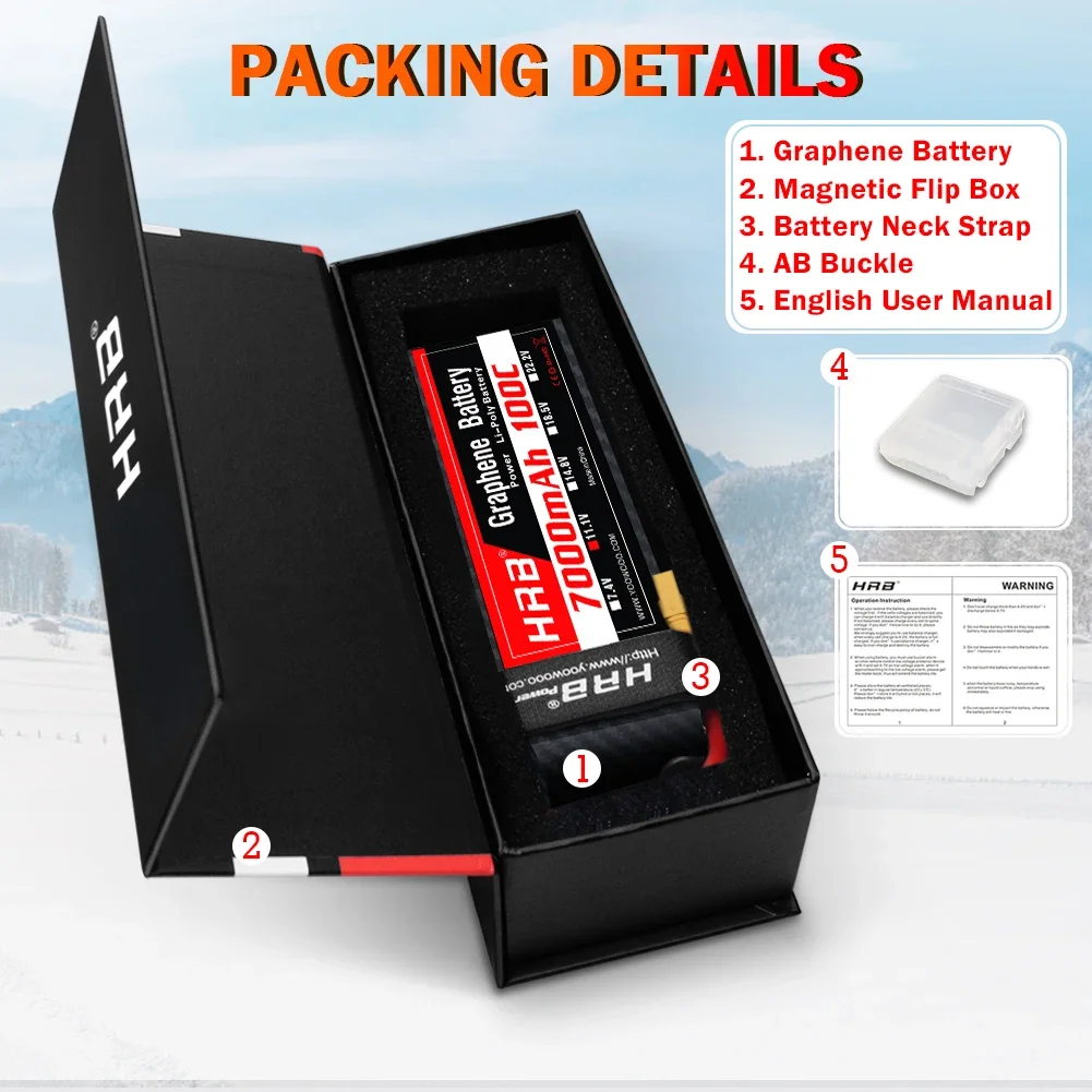 Batterie graphène 2S 3S 4s 6s  - 6S Lipo Battery 22.2V 5000Mah avis et prix