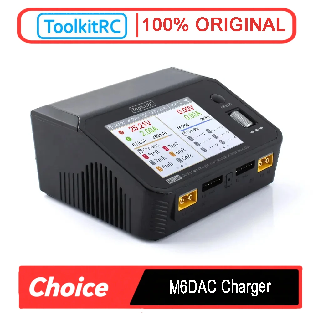 Chargeur/déchargeur intelligen - Toolkitrc M6Dac Smart Charger avis et prix